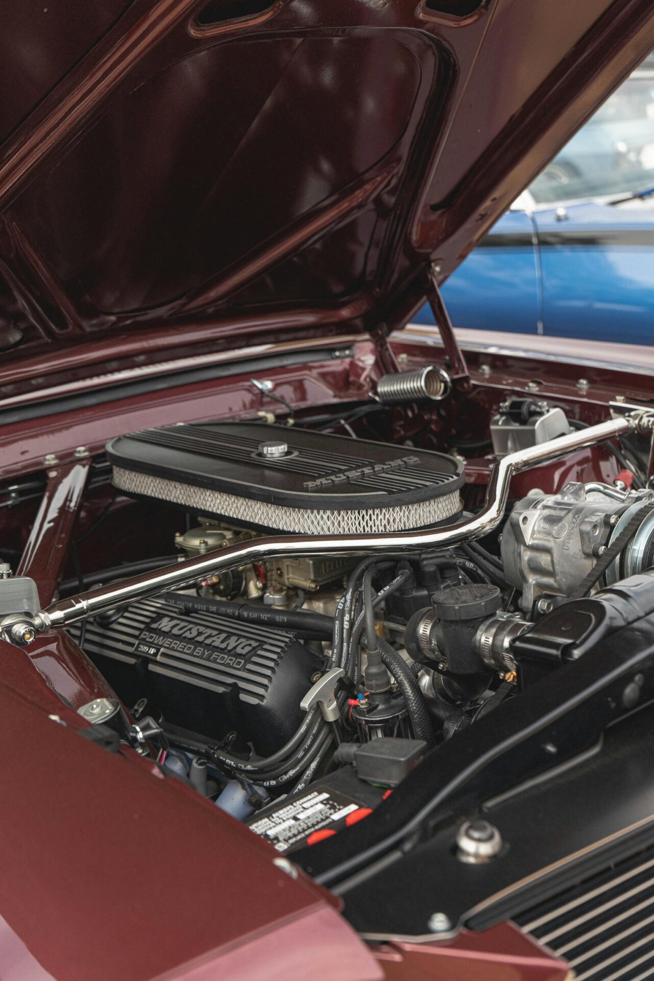 Under the Hood - An image of an engine with the hood open